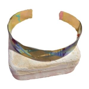 Vintage Copper Bolt Cuff Bracelet